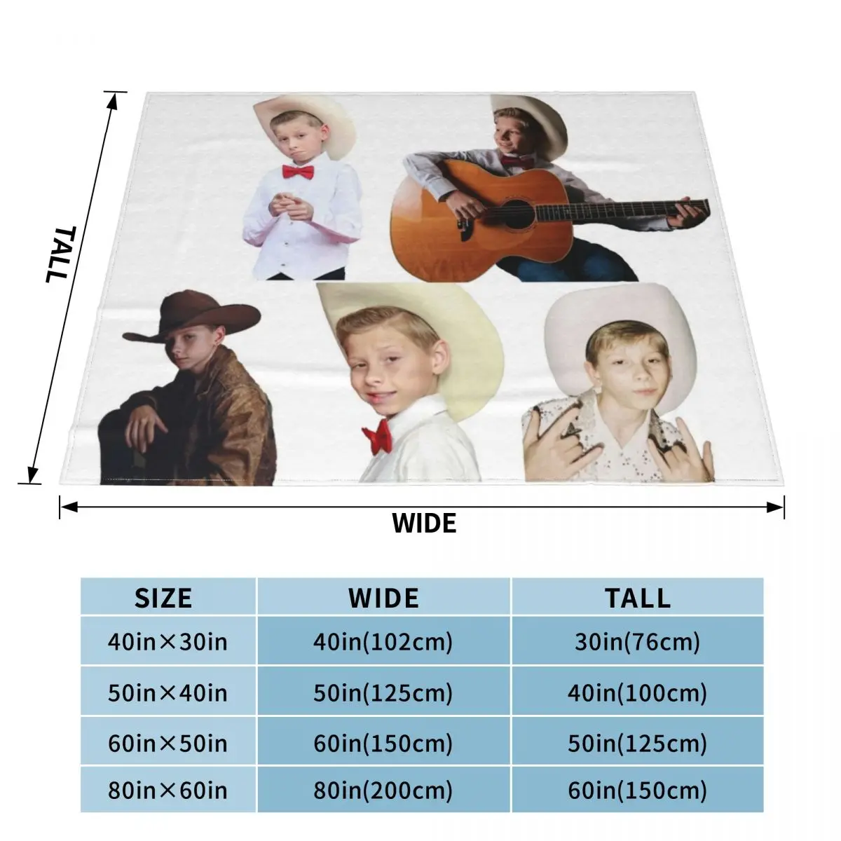 Mason Ramsey Compilation Throw Blanket cosplay anime Custom Blanket