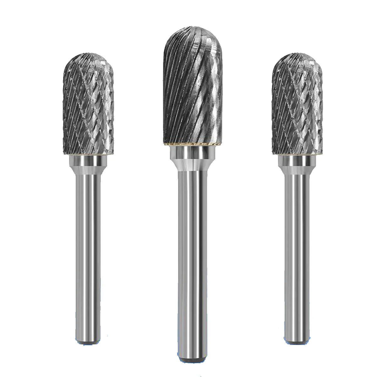 6mm C/CX Type Head Tungsten Carbide Rotary File Tool Point Burr Grinder Abrasive Tools Drill Milling Carving Bit Tool for Metal
