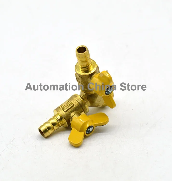 Three-way Brass Y Typle Double-headed Gas Valve Male DN15 G1/2”