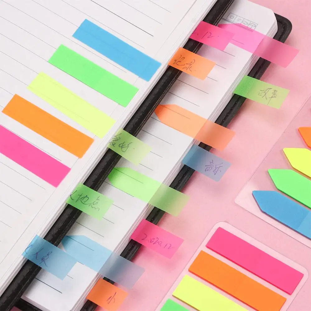 لعلامة الصفحة N مرات، علامات الفهرس اللاصق، ملصقات الملاحظات، ملصقات الإشارة المرجعية، الملاحظات اللاصقة، اللوازم المدرسية المكتبية