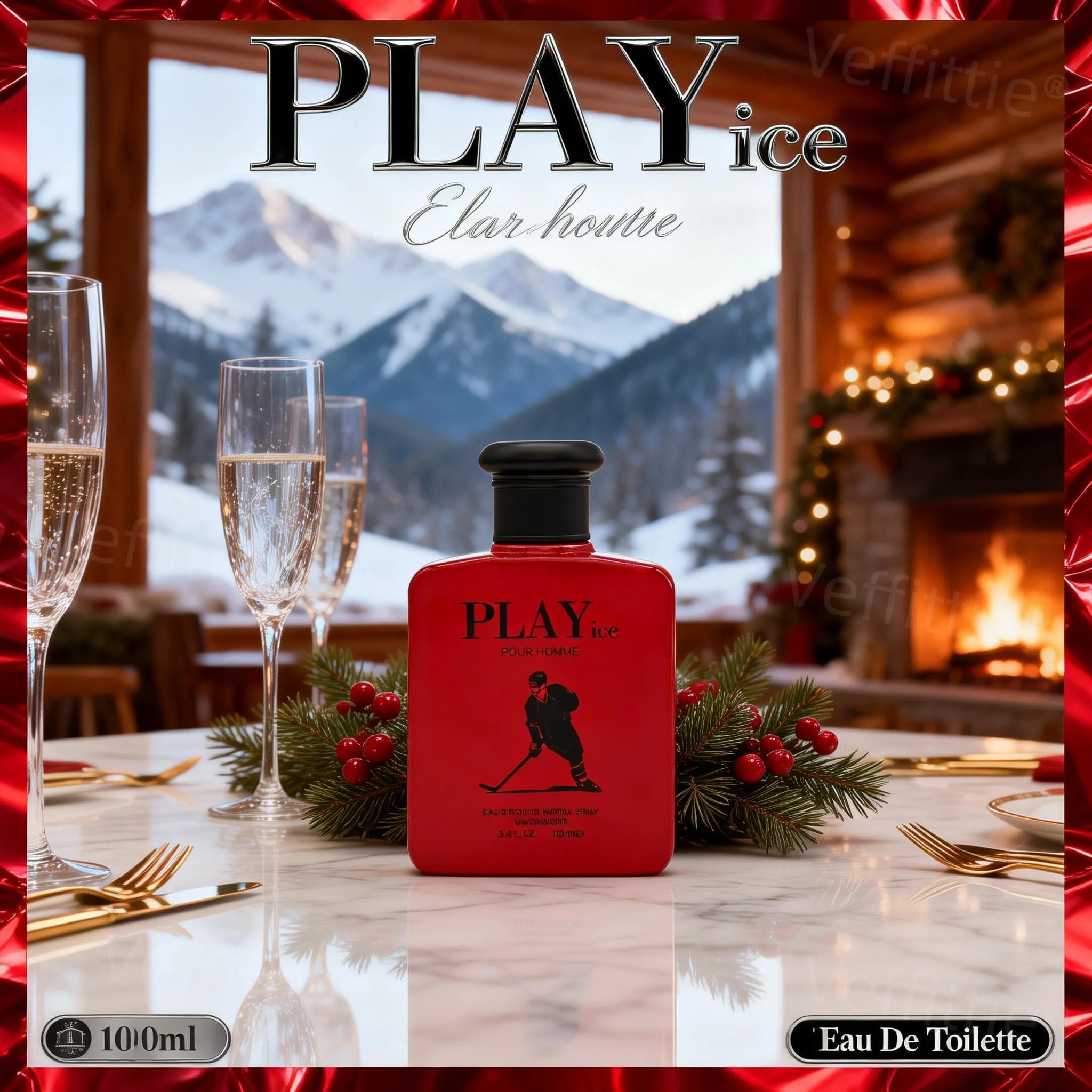 

Warm Saffron Woody EDT, Long Lasting Festive Fruity Woody Scent, Celebration Wear, Rich Accent for Holiday Moments, Joyful Pick
