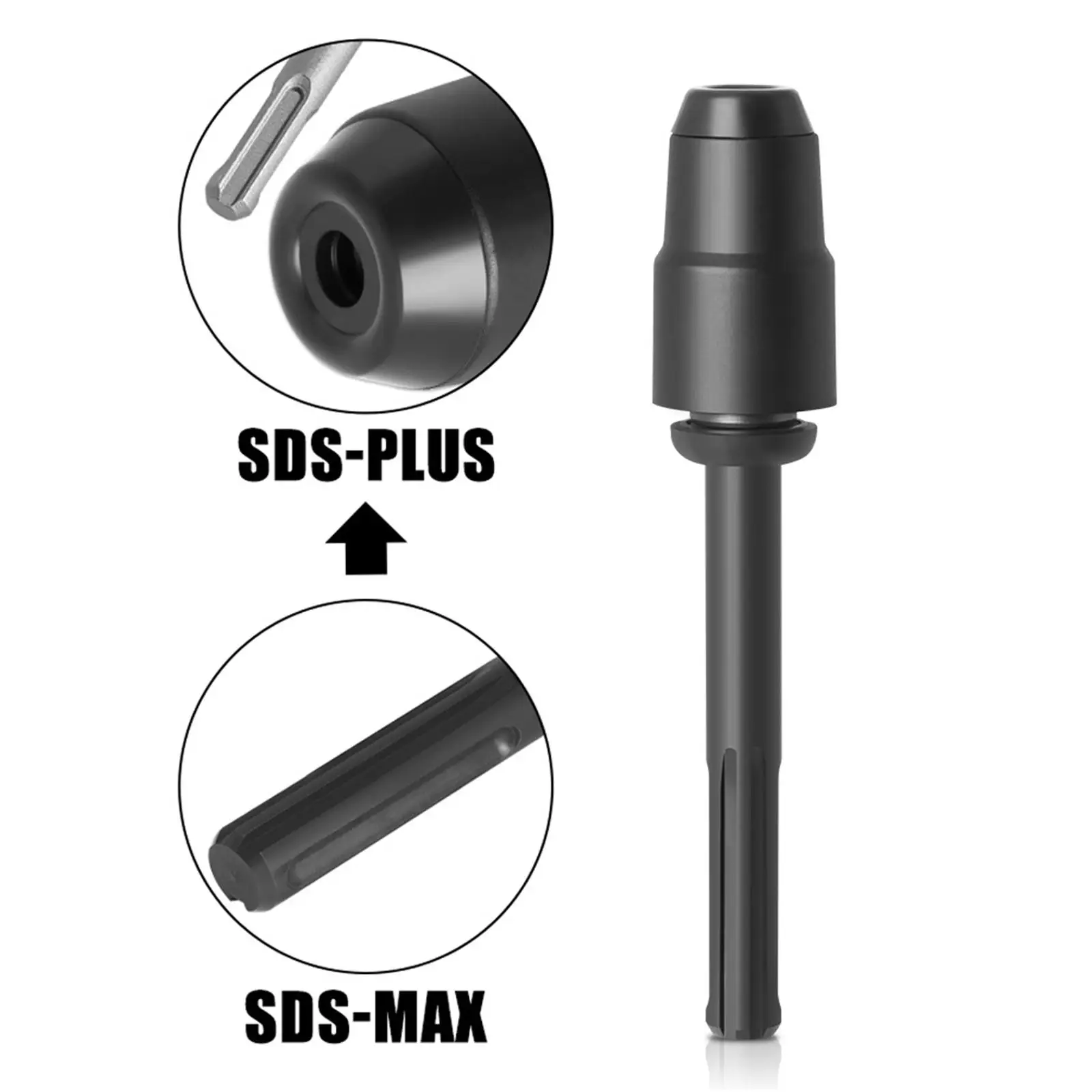 Portable SDS Max to SDS Plus Chuck Drill Converter Drill Adaptor Hammer