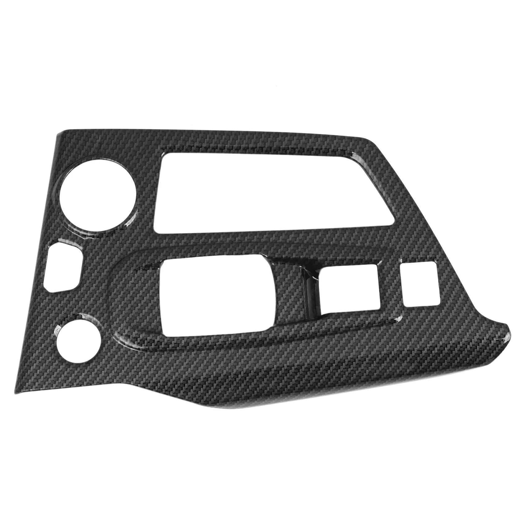 แผ่นเกียร์คาร์บอนไฟเบอร์สำหรับ Peugeot 5008 3008 GT 2016 2017 2018 hiasan mobil อุปกรณ์ตกแต่งภายในแต่งรถ