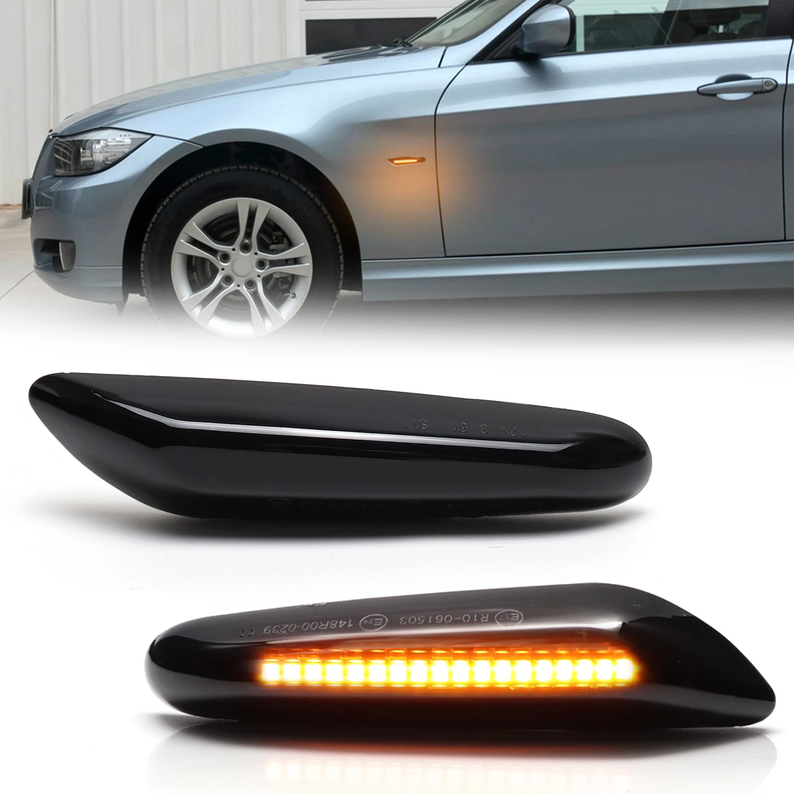 LED Dynamic Turn Signal Seuqential Light Side Repeater Lamp Car Styling For BMW Series E90 E91 E92 E93 E60 E87 E82 E46 E61 E83