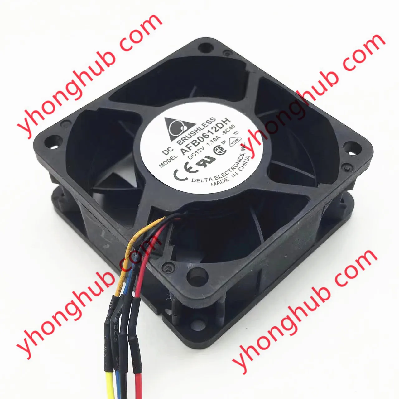 

Delta Electronics AFB0612DH 9C45 Server Cooling Fan DC 12V 1.10A 60x60x25mm 4-Wire