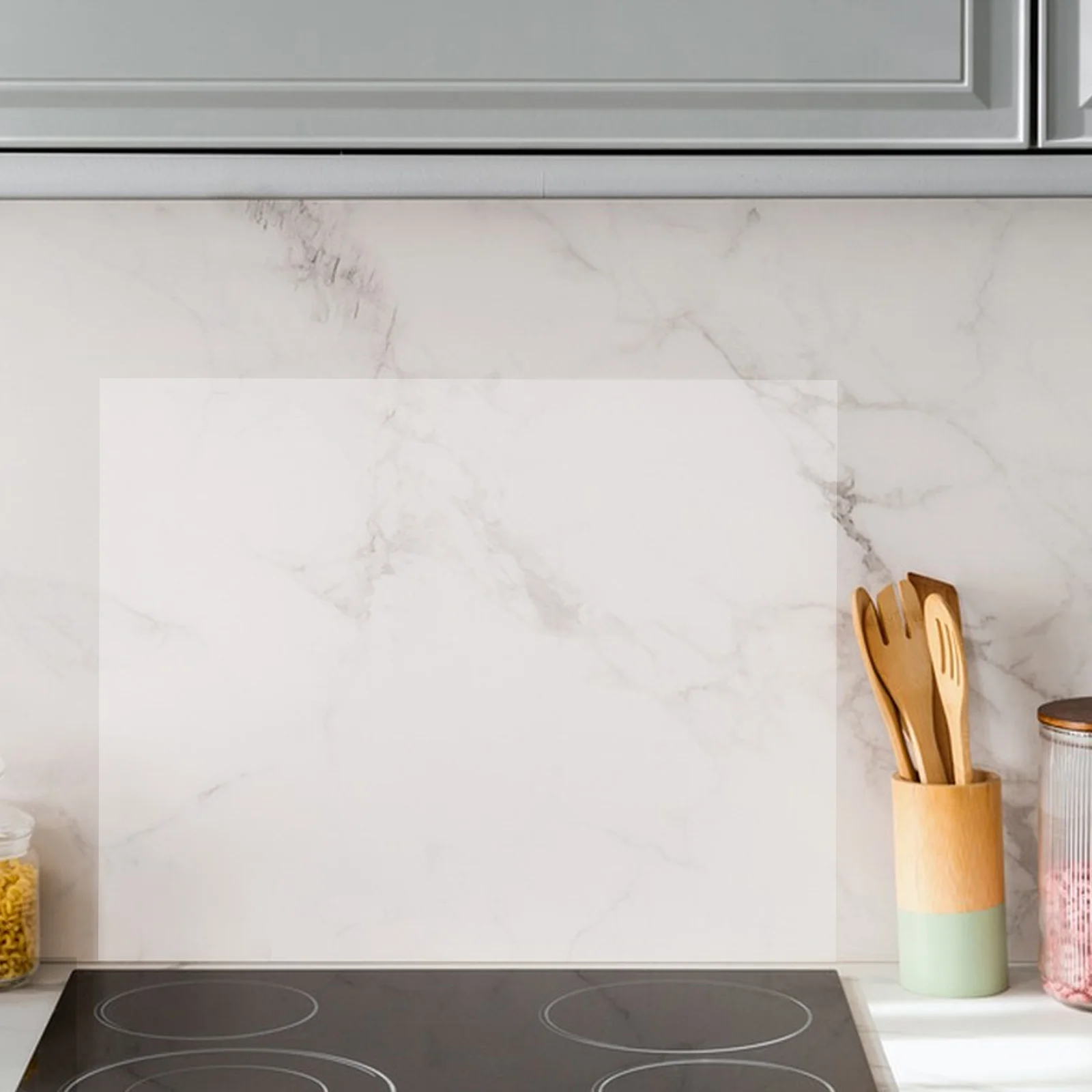 

Transparent Protective Film For Kitchen Cabinets Furniture Oil-Proof Stickers Countertop Self-Adhesive Decals Waterproof Durable