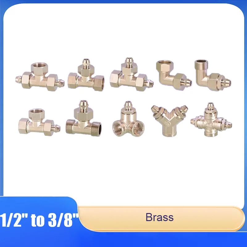 

Water Purifier Water Pipe Joint Copper Accessories 4 Points To 3 Points PE Pipe Elbow Tee Water Divider Household