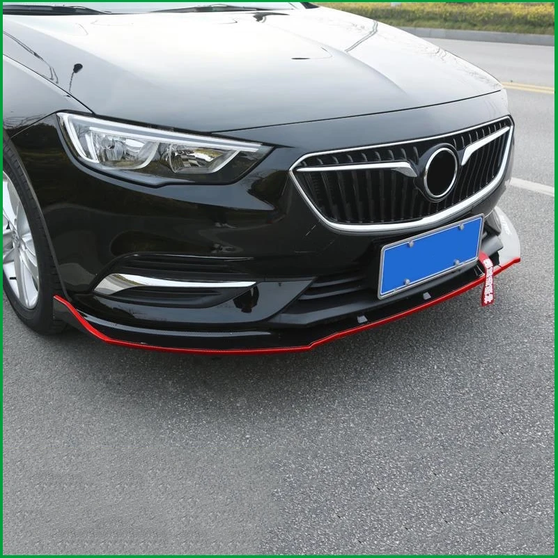 

For Opel Insignia B 2017 2018 Front Bumper Lip Diffuser Protector Cover Trim Strips Car Styling Auto Accessories