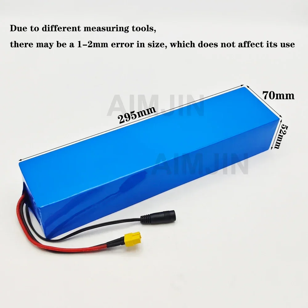 Batterie Lithium-Ion améliorée, 60V, 6.8ah, 18650, Pour vélo électrique/Scooter, 16S2P, 6800mAh, Haute capacité Avec BMS