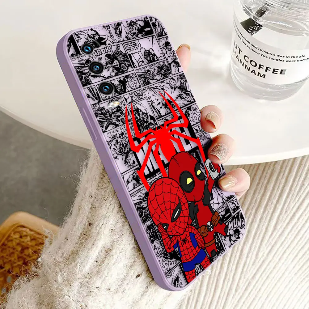 Spiderman Deadpool Phone Case For Infinix HOT 10 11 10s 11s 12 20s 30 30i 30 9 play Note 10PRONFC 11 12 G88 G96 X680 X682 10T