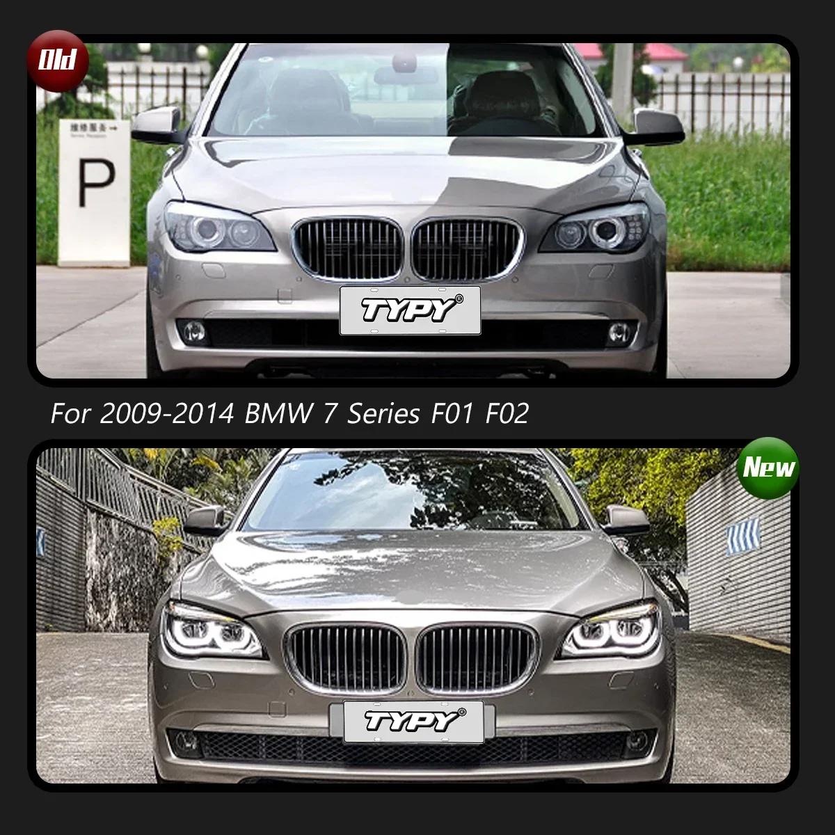 

Car HeadLamps For BMW 7 Series F01 F02 2009-2014 730i 740i Upgrade Modified NEW Dynamic Turn Signal Lamp Brake Car Accessories