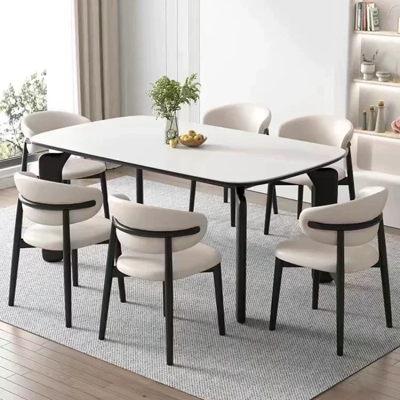 Living Room Chairs Dinning Tables Sets Luxury Marble Table Extended Dining Table Manger Breakfast Living Garden Restaurant