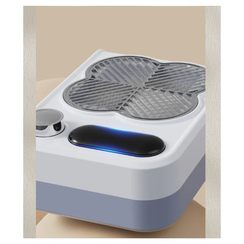 AD-Leistungsstarker Nagelstaubsammler mit Filter, bürstenloser Nagelstaubabsauger, Nagelkunst, Maniküre, Ventilator, Staubsauger, US-Stecker