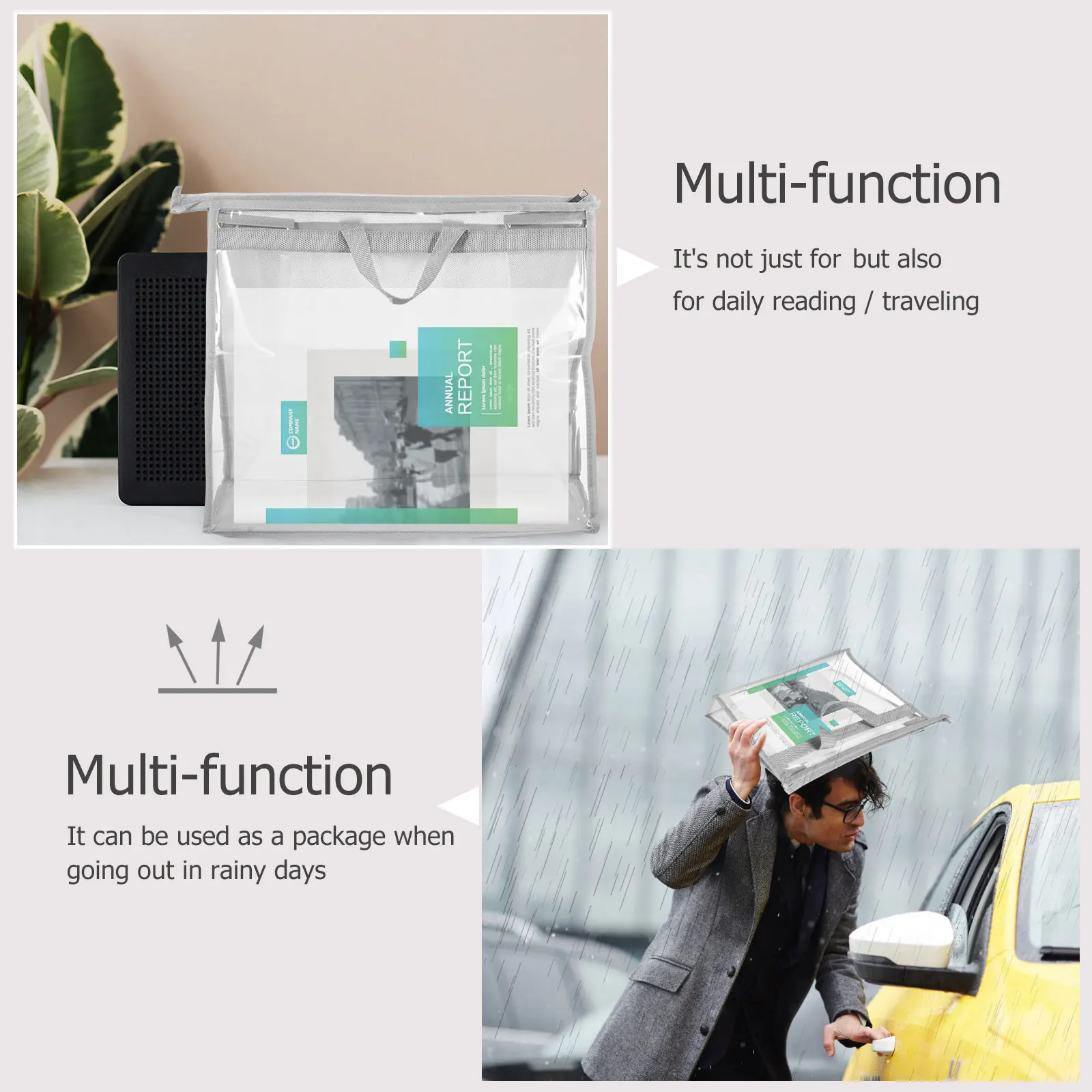 

Dustproof Storage Bag Handbag Protector Pouch Cover Container Travel Purse Organizer Waterproof Durable Reusable Transparent
