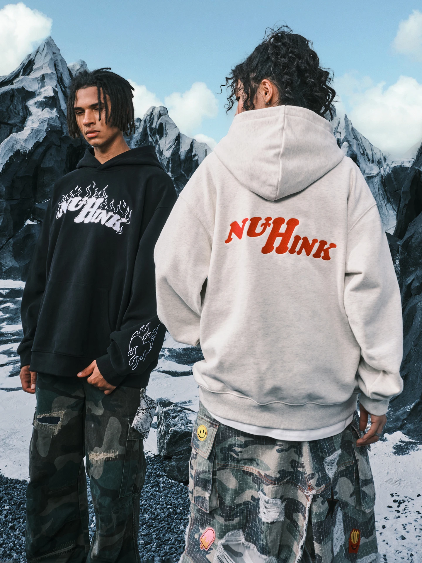 

Худи Nuthink в стиле американского ретро-панк с вышивкой Ro Fire, новая весенняя коллекция, смесь хлопка и полиэстера, комфорт и тепло