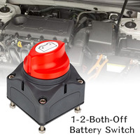 Universal  12V-48V 300A Car Auto RV Marine Boat Battery Selector Isolator Disconnect Rotary Cut On Off Switch For Car Boat