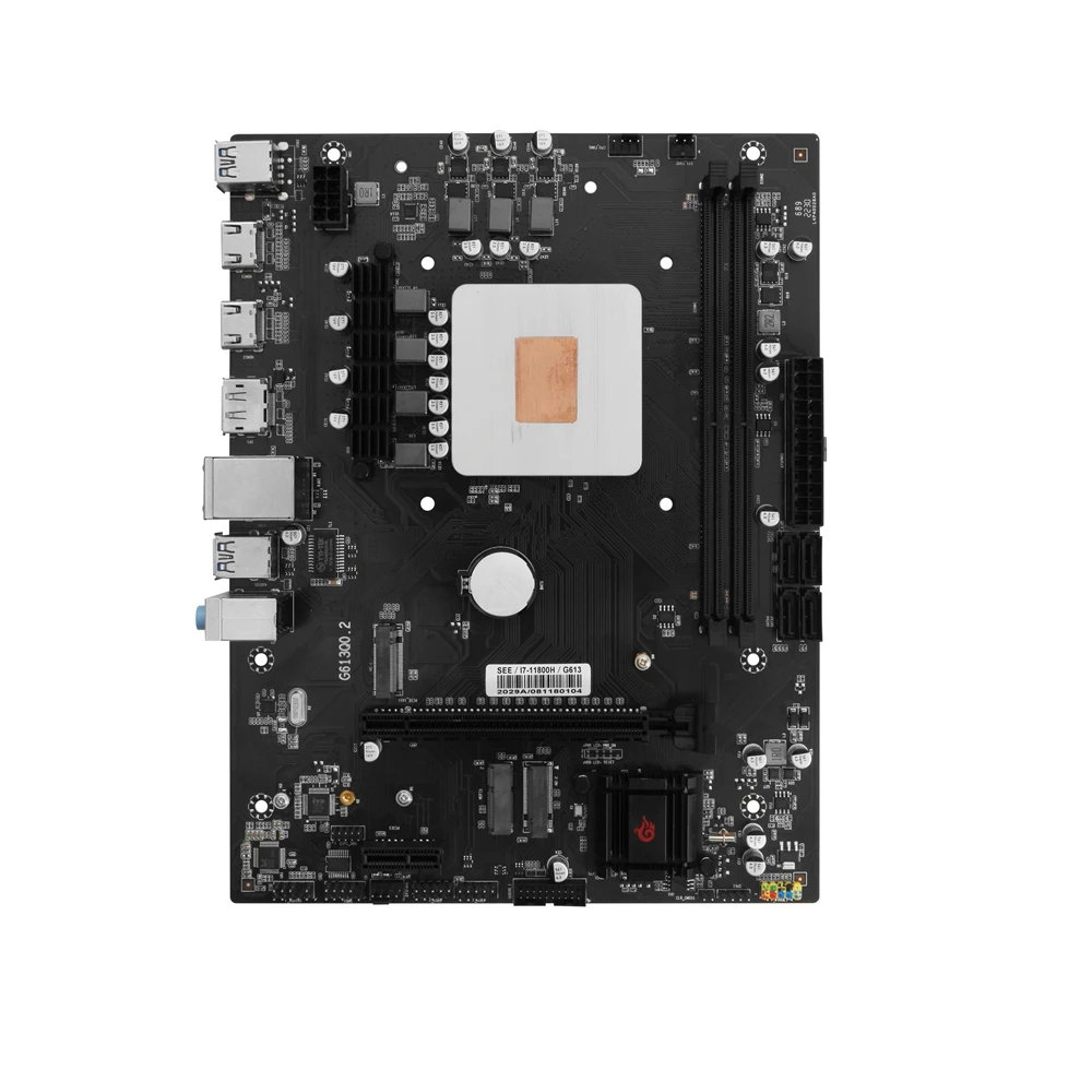 HSGM Motherboard I7-11800H Support Dual Channel 2*DIMM Gigabit LAN 10/100/1000Mnp/s Motherboard