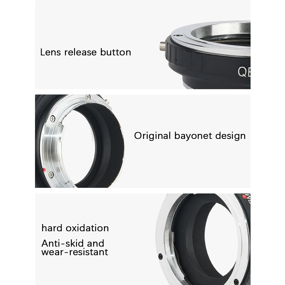 

Переходное кольцо для объектива AYHF QBM-LM для объектива ROLLEI Rollei QBM для Leica