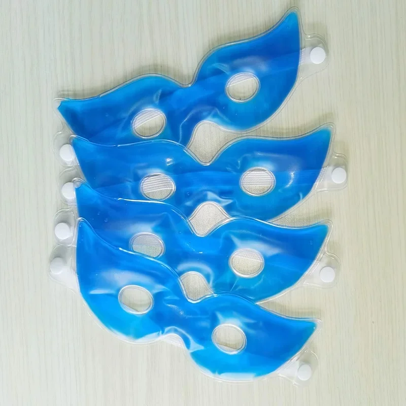 1/10pcs Fashion Blue Relieve Eye Fatigue Reusable Cooling Eyes Masks Skin Care Tool Office Eyes Summer Gel Cool Eye Mask view 6