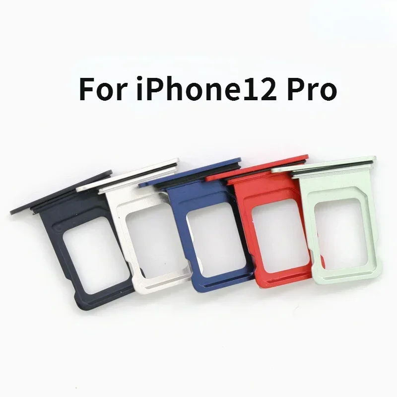 Dual SIM Card Holder For iPhone 12 Pro iPhone12 Pro iPhone12Pro Simcard Slot Metal Sim Card Tray adapter With Open Eject Pin Key