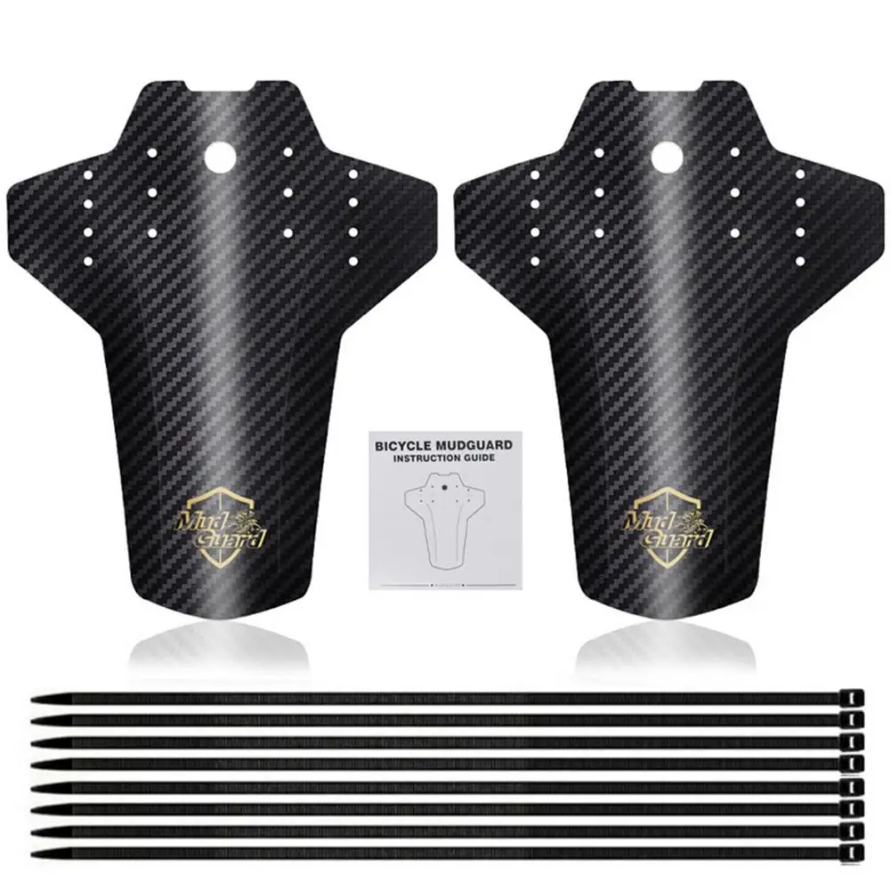 

2pcs Adjustable MTB Mudguards Front Rear Fenders for 26/27.5/29 Inch Disc Brake Bikes Easy Install Compatible Set