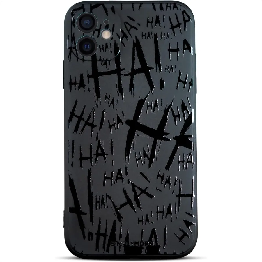 

SIMPLYMDRN Slim for iPhone 11 Case Joker Haha Design Cool Case for Men erhero Villain Designer Cover Slim and Flexible Jokester