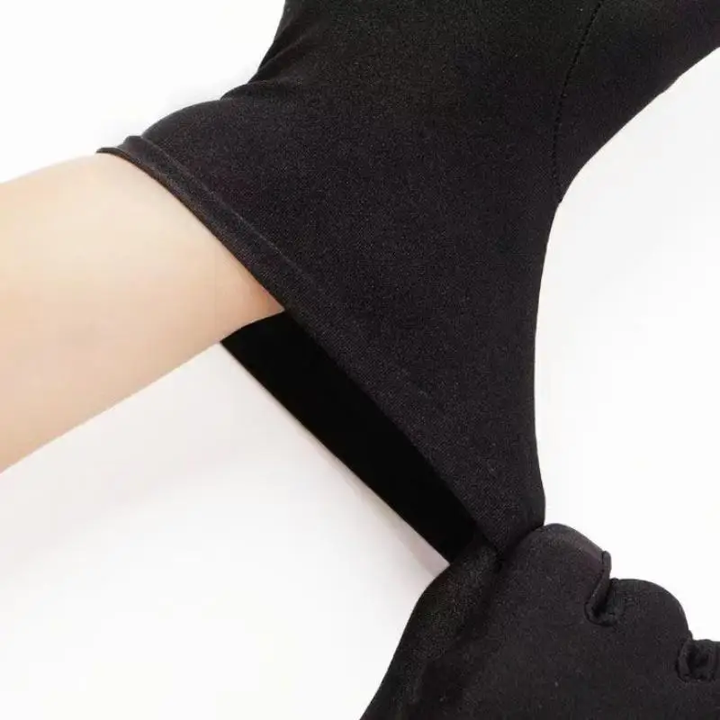 Modische Spandex-Elastizitätshandschuhe, Kurze Handschuhe für Partys, Abschlussbälle, Etikette, Aufführungen, Schmuckinspektion und Arbeit – Detail 8