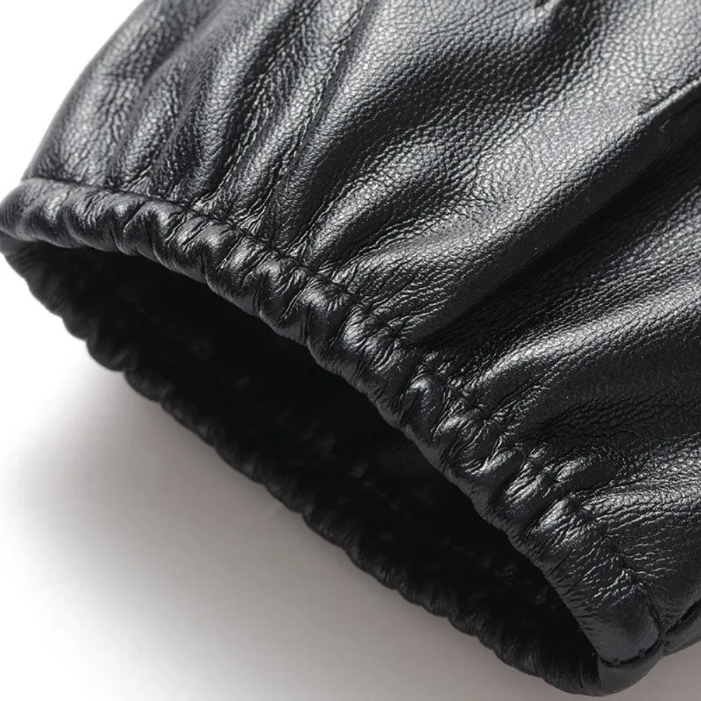 

Модные черные перчатки для вождения, противоскользящие варежки с длинными пальцами в стиле панк, крутые готические перчатки из искусственной кожи на открытом воздухе