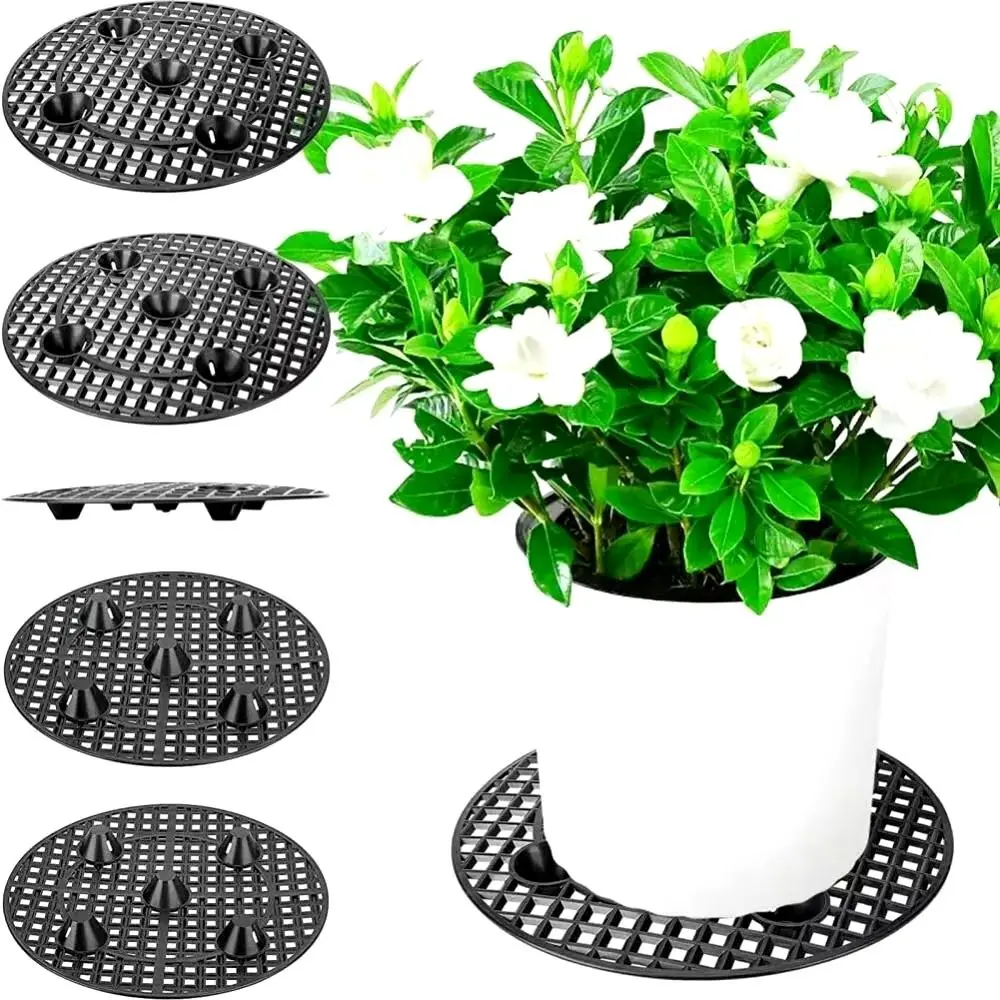 1Pcs Fast Nersery Pot Plant Pot Tray 20/30/40/50cm Prevent Rot Root Control Pot Saucer Garden Supply Plant Stands Flower Pot