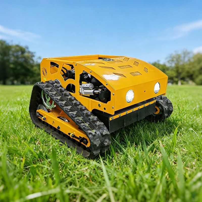 500 Industrial Crawler Lawn Mower 4-Stroke Customize Remote-controlled Lawn Mower Cordless Self Propelled Zero Lawn mower