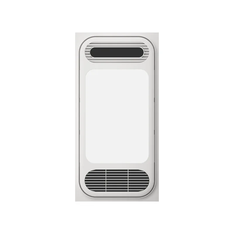 

Integrated, ceiling LED lights, air heating, exhaust, fan lighting