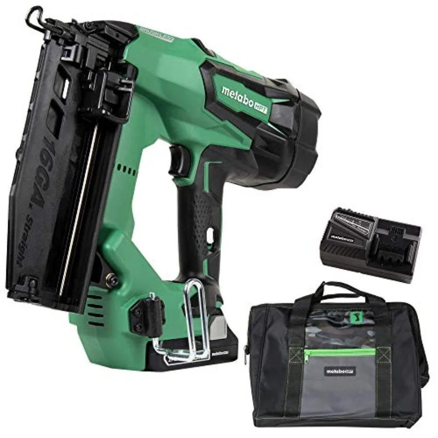 

NT1865DMMR 18V Brushless Lithium-Ion 16 Gauge Cordless Straight Brad Nailer Kit 3 Ah (Renewed)