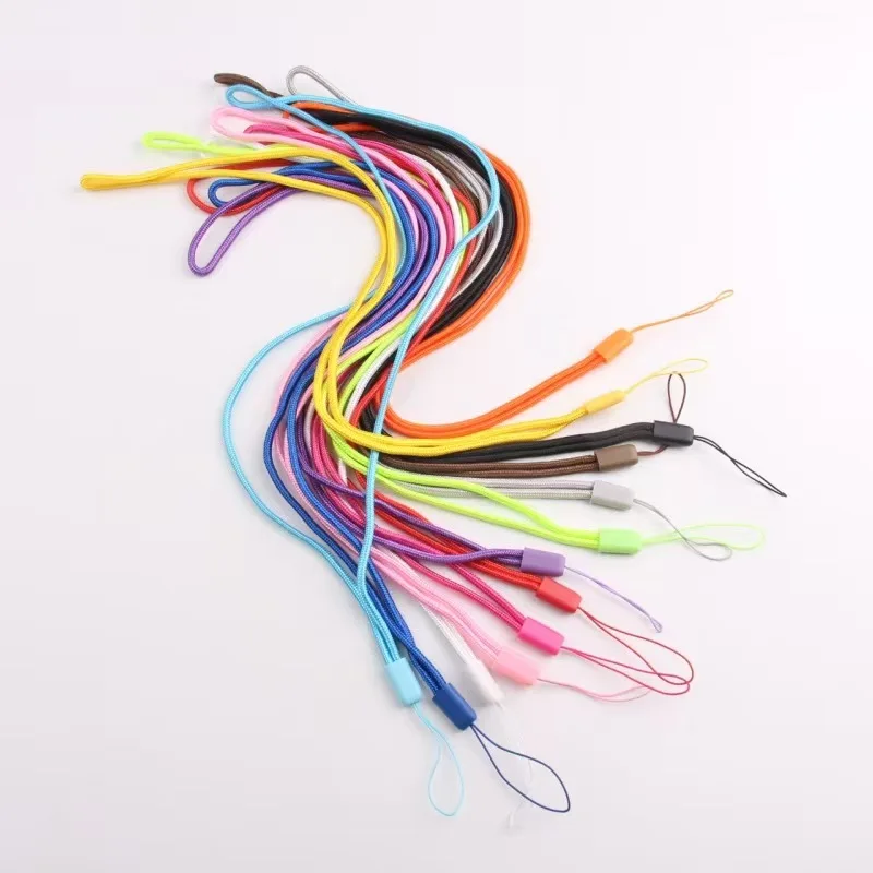 

Spot mobile phone hanging rope, nylon woven hanging rope, camera rope, exhibition brand, ID card sleeve, hanging neck rope