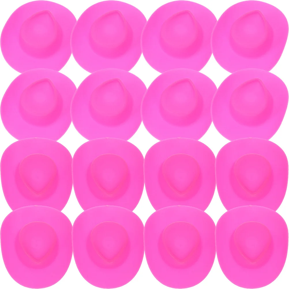 40 قطعة قبعة مصغرة الديكور حجم صغير خفيف الوزن هدية رائعة للأطفال الأصدقاء قبعة صغيرة نموذج لعبة التظاهر اللعب