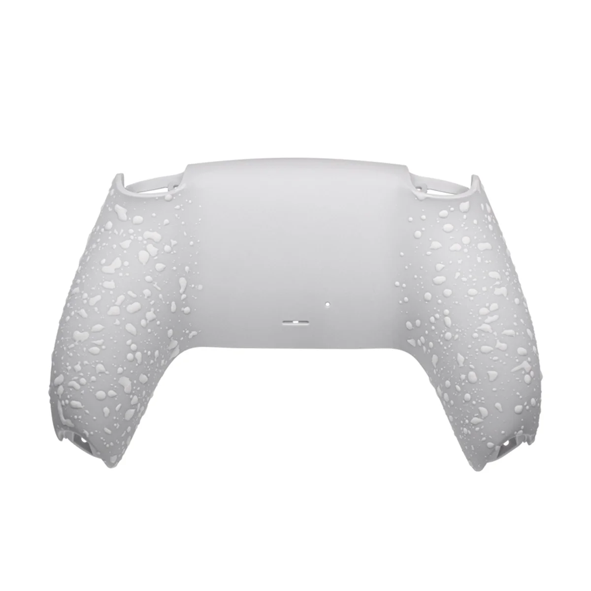 SMIEA Bottom Back Shell Non-Slip Rear Housing Game Improvement Replacement Parts for PS5 Controller White