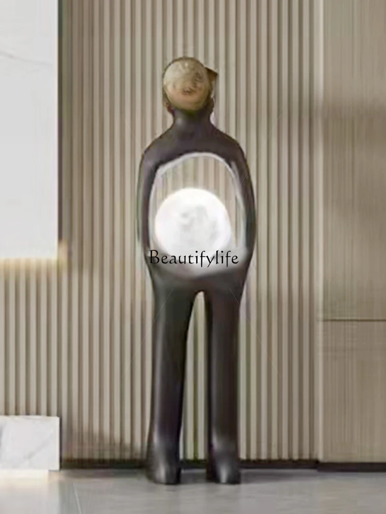 

Humanoid Art Sculpture Light Luxury Frp Large Decorative Ornaments