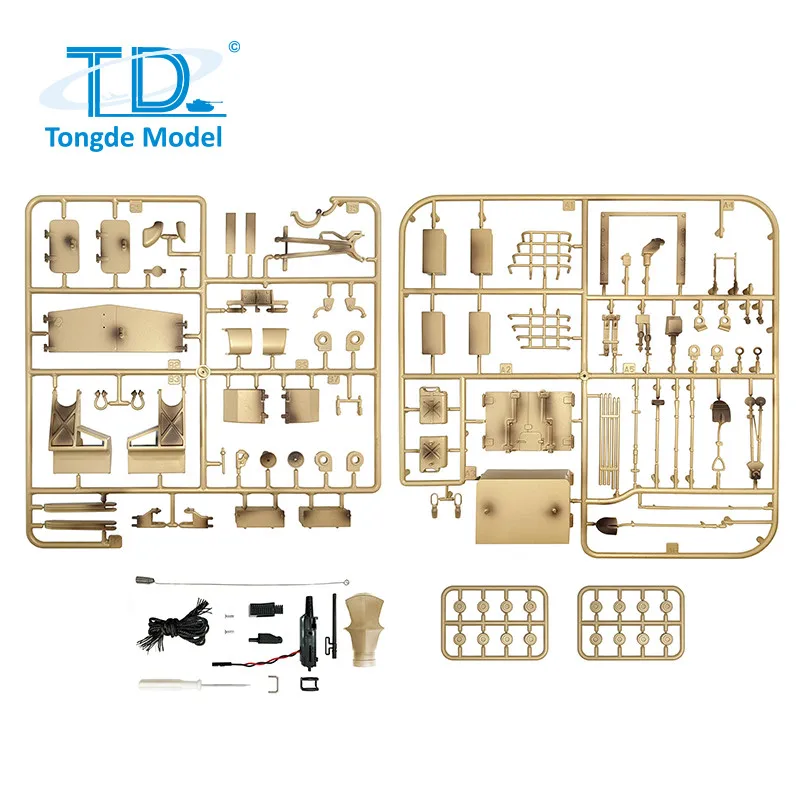 Tongde 1/16 M109A2 obusnier RTR modèle télécommandé réservoir Version de base/mise à niveau 320 °   rotation de la tourelle RC Jouets électriques