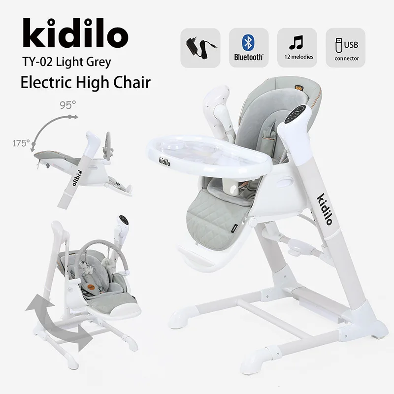 Baby Rocking Chair Electric Baby Rocking Device Newborn Baby Multifunctional Cradle Bed Dining Chair