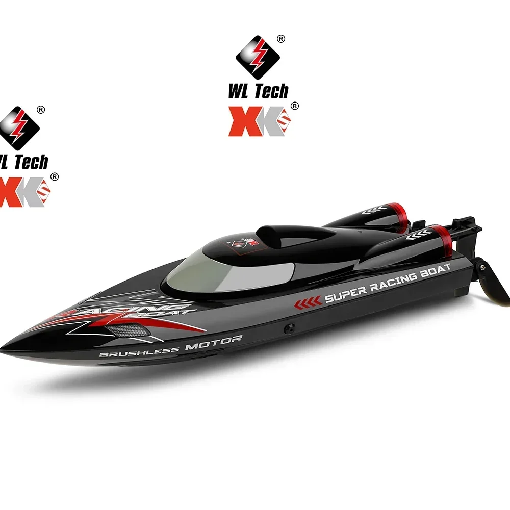 WLtoys WL916 RC Boat 2.4Ghz 55 KM/H Brushless modello di barca da corsa ad alta velocità motoscafo telecomandato per bambini giocattoli RC