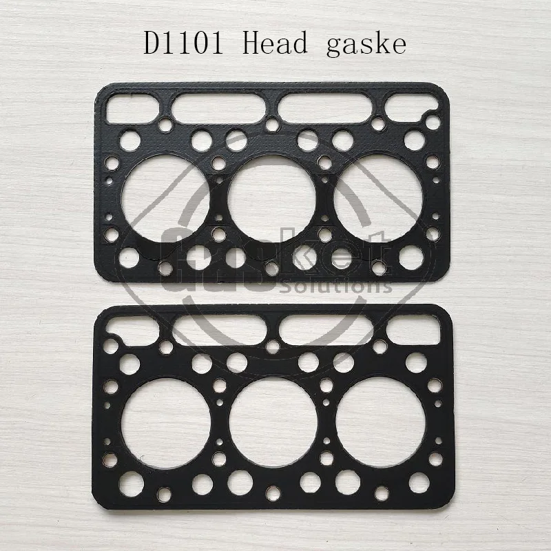 D1101 Full Gasket Set Cylinder Head Gasket Fits Kubota Tractor Mower Excavator