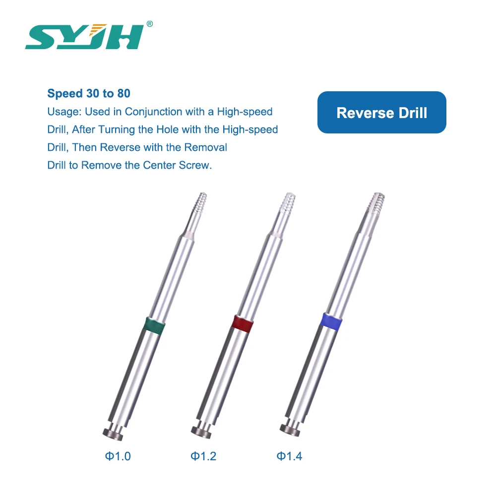 

SYJH Набор для удаления зубного имплантата Стоматология Стерилизация высокого давления Абатмент для имплантатов Сломанная проволока Удаление стоматологических инструментов