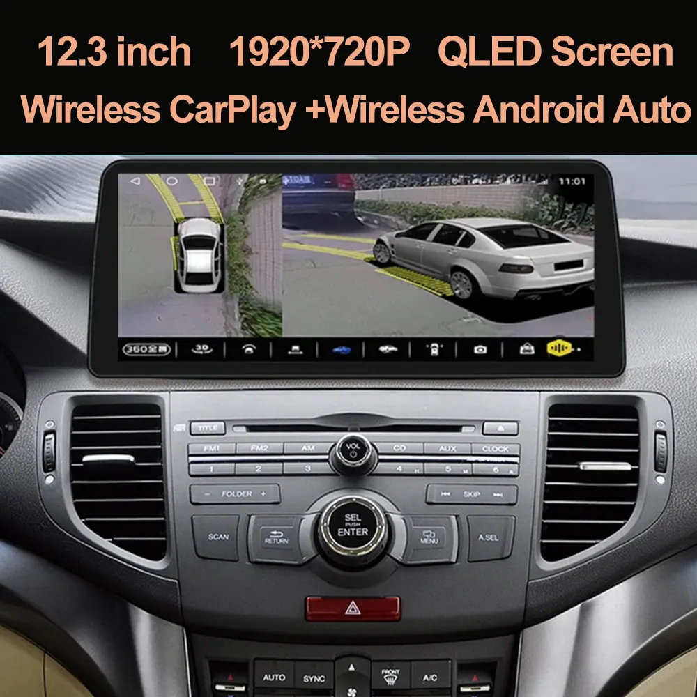 

Android 13 For Honda Accord 8 Spirior /Acura Tsx 2009 2020-2013 Car Radio Multimedia Player GPS Navi Auto Carplay Stereo Screen