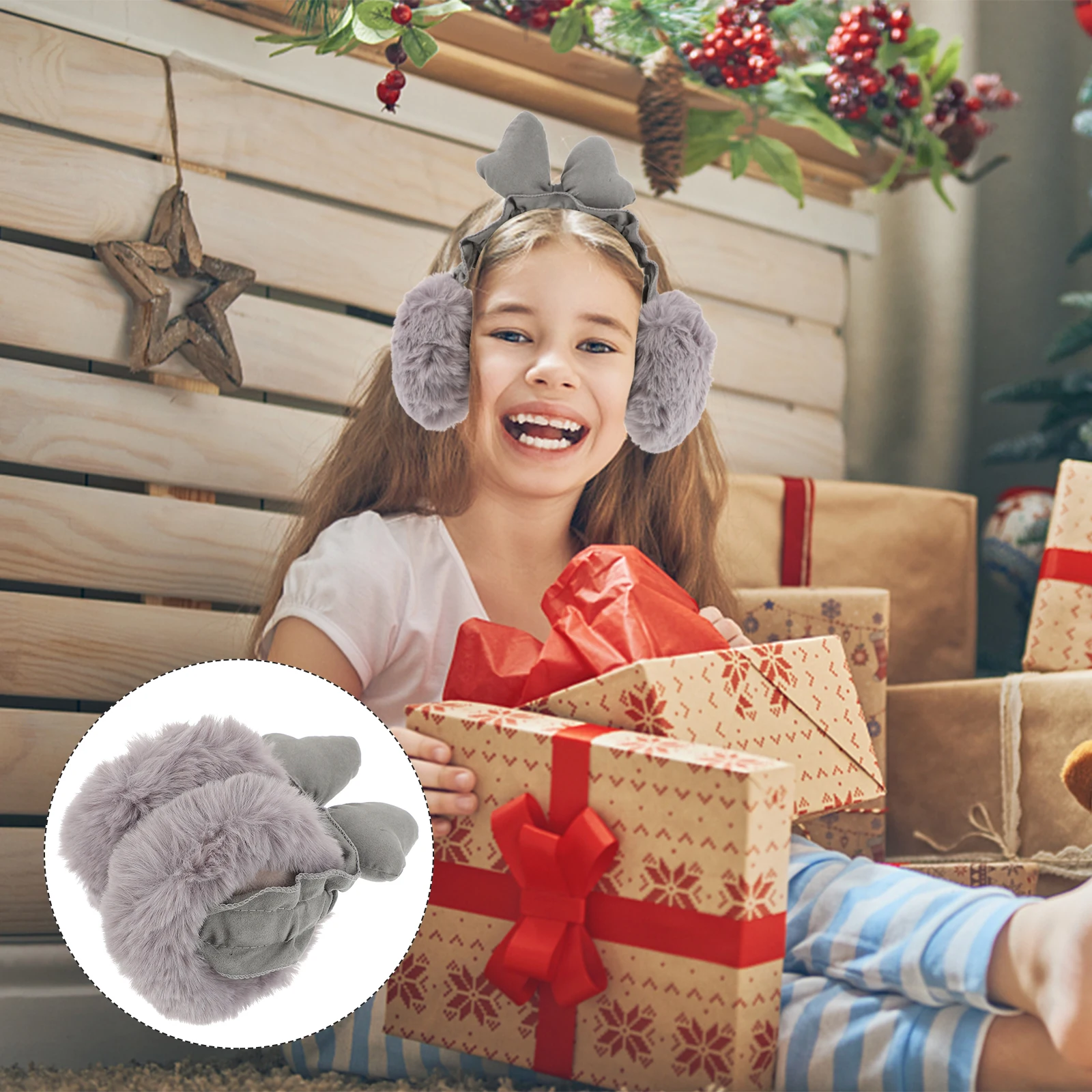

Creative Winter Bow Furry Muffs Warm Earmuff For Women Girls Frostbite Protection Outdoor Ear Cover Adorable Design Fresh Colors