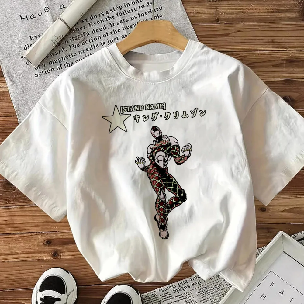 Jojo’s Bizarre Adventure t-shirt femme harajuku cutecore dollette baddie aesthetic shirt scene  vintage goth alternative  funny
