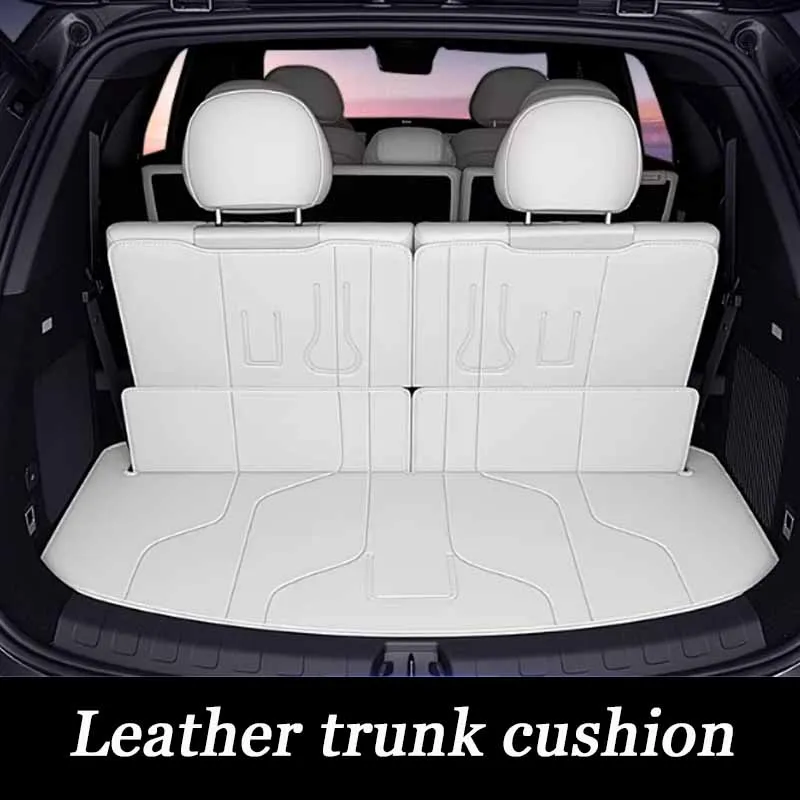 

For NIO ES8 2026 Car Leather Trunk Cushion Semi-enclosed Scratch Resistant Protection Trunk Mat Interior Accessories
