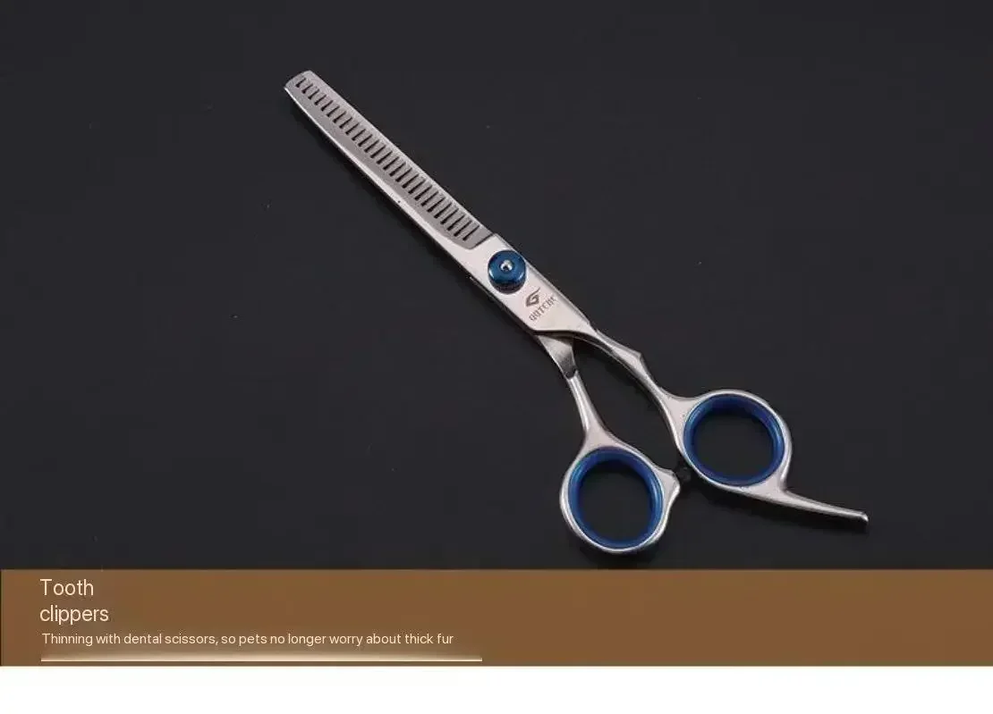 2026 1 piece Pet Grooming Scissors, 6-inch Stainless Steel Pet Hair Cutting Scissors, Thinning Shears