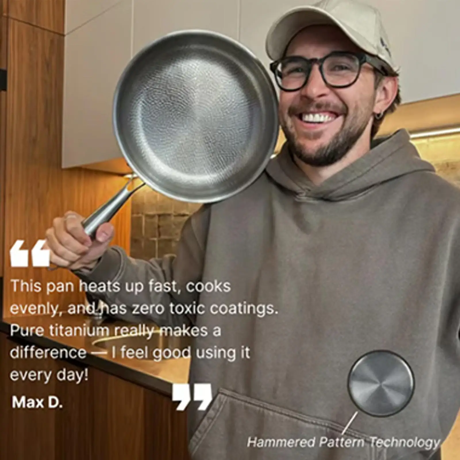 

Stainless Steel Frying Pan Non Stick Pan Fried Steak Pot Uncoated Kitchen Cookware For Gas Stove and Induction Cooker