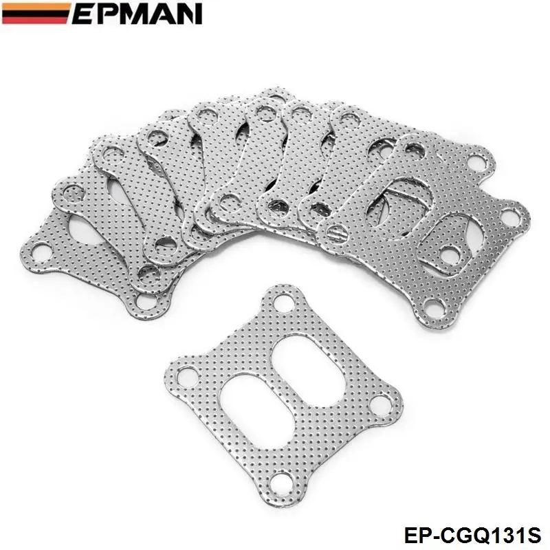 EPMAN 10PCS/LOT GT4 / MR2 Turbo 3S GTE Performance Turbo To Manifold Gasket CT20 CT26 EP-CGQ131S