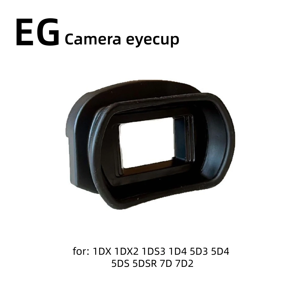 Protector de Ocular de Goma Suave para Cámara EG, Protector de Visor para Canon 1DX 1DX2 1DS3 1D4 5D3 5D4 5DS 5DSR 7D II 7D2, Accesorios