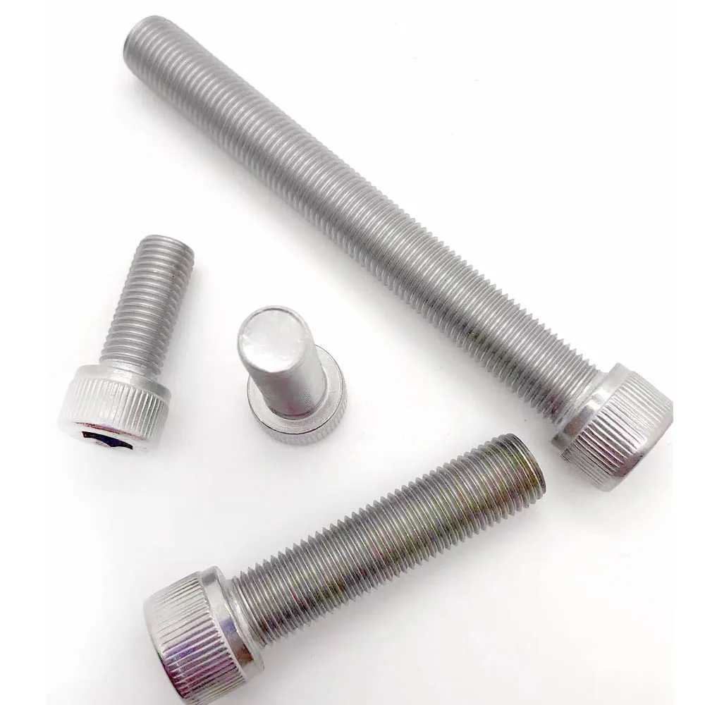 1/5/20pcs DIN912 Fine Thread M3 M4 M5 M6 M8 M10 M12 304 A2 Stainless Steel Allen Hexagon Hex Socket Cap Cylinder Head Bolt Screw